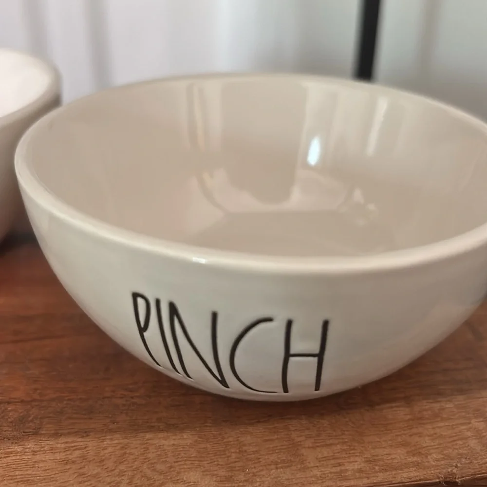 NWT Rae Dunn Ceramic Dash and Pinch Bowls